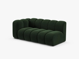 MODUL CANAPEA LUPIN, PE STANGA, 173 CM, VERDE SMARALD, CU TAPITERIE DIN TEXTIL CATIFEA VENUS, MICADONI - Img 2