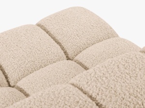 MODUL COLTAR BELLIS, NISIPIU, CU TAPITERIE DIN TEXTIL BOUCLE ROLF, MICADONI - Img 4