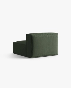 MODUL COLTAR/CANAPEA NURIA VERDE MUSCHI, 100X110 CM, TAPITAT CU TAPITERIE DIN TEXTIL STRUCTURAT LIBERTY, MICADONI - Img 3