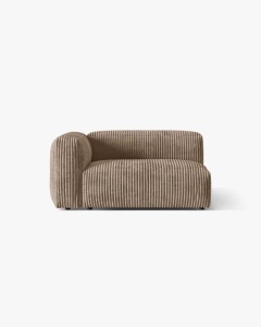 MODUL COTIERA CANAPEA/COLTAR MARTINA, 160X106 CM, PE STANGA, GHINDA, TAPITAT CU TAPITERIE DIN TEXTIL CORDOI TILIA, MICADONI