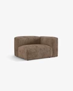 MODUL LATERAL PENTRU CANAPEA MARTINA, PE DREAPTA, GHINDA, TAPITAT CU TAPITERIE DIN TEXTIL CORDOI TILIA, MICADONI - Img 2