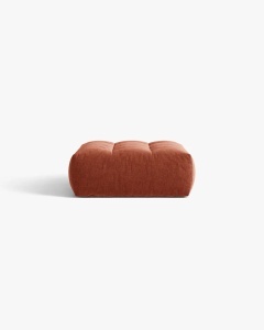 MODUL POUF CANAPEA BLOOM, CARAMIZIU, 107X99 CM, CU TAPITERIE DIN TEXTIL STRUCTURAT WIND, MICADONI