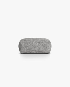 MODUL POUF CANAPEA/COLTAR MARTINA, 103X73 CM, GRI GRAFIT, TAPITAT CU TAPITERIE DIN TEXTIL BOUCLE MONET, MICADONI