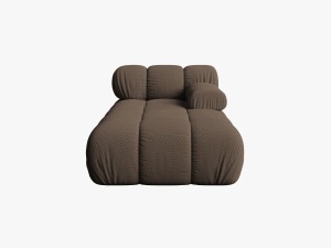 MODUL SEZLONG COLTAR BELLIS, PE DREAPTA, MARO, CU TAPITERIE DIN TEXTIL 3D SONIC, MICADONI