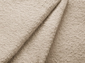 MODUL SEZLONG MILEY, PE DREAPTA, BEJ, CU TAPITERIE DIN TEXTIL BOUCLE BALOO, MICADONI - Img 5