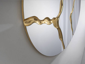 OGLINDA 100CM, SURCOS, COD 487012, MDF SI OGLINDA, STIL MODERN, SCHULLER - Img 4