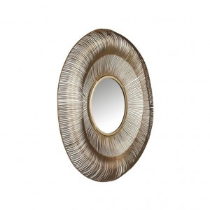 OGLINDA DECORATIVA ROTUNDA ALIZA, 75 CM, AURIE, STIL MODERN, MI-0074 - Img 2