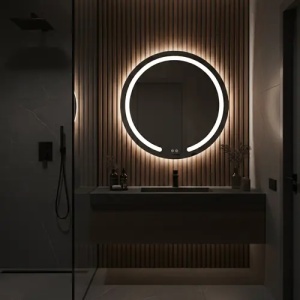 OGLINDA PENTRU BAIE, CU LED, MODERN 70 CM, CALITATE SUPERIOARA - Img 4