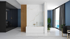 PARAVAN CADA, REA ELEGANT, 80, AURIU, DESIGN MODERN, CALITATE SUPERIOARA, REA - Img 2