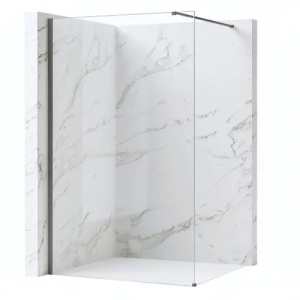 PARAVAN DE DUS FLEXI 70, TRANSPARENT/TITAN, CALITATE SUPERIOARA