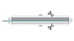 PARAVAN DE DUS REA AERO, 100CM, NEGRU MAT, DIN STICLA, CALITATE SUPERIOARA - Img 8