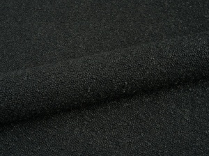 PAT TAPITAT AVELINE, 160X200, NEGRU, CU TAPITERIE DIN TEXTIL BOUCLE BALOO, MICADONI - Img 4