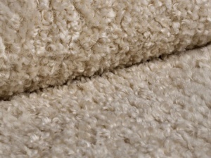 PAT TAPITAT, ELOISE, 180x200, NISIPIU, SOMIERA RABATABILA, CU TAPITERIE DIN TEXTIL BOUCLE ROLF, MICADONI - Img 5