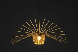 PENDUL CAPELLO FI 140, DIN METAL, AURIU, STIL MODERN - Img 4