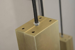 PENDUL HOPP 40, AURIU, CONFECTIONAT DIN METAL, STIL MODERN - Img 3