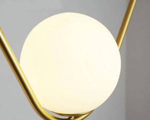 PENDUL MODERN, GOLDEN GLASS BALL, DIN STICLA, APP689-1CP - Img 3