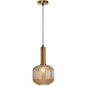 PENDUL ORANGE APP461-1CP, 20.5X18.5 cm, PORTOCALIU, DIN STICLA SI METAL, STIL MODERN, TU - Img 2