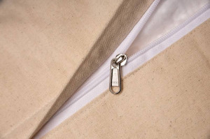 PERNA DE PODEA 70CM, MODERN ART, COD 41266, TEXTIL DE CULOARE ROSU/ROZ - Img 6