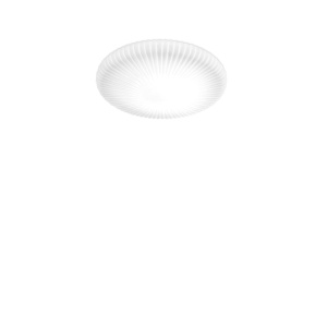 PLAFONIERA ATRIUM PL D45, ALB, DIN STICLA, STIL MODERN - Img 1