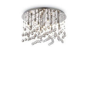 PLAFONIERA MOONLIGHT PL12, CROM, DIN METAL, STIL MODERN