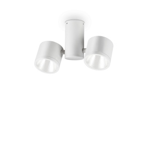PLAFONIERA SUNGLASSES PL2 BIANCO STIL MODERN IDEAL LUX - Img 2