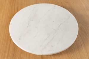 PLATOU ROTATIV, SERVANT 50CM, REALIZAT DIN MARMURA SI MDF, CULOARE MARMURA ALBA, ARTIM GROUP SELECTION - Img 2