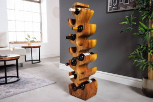 RAFT ORGANIZATOR 100CM, ARTE, LEMN MASIV, DESIGN MODERN, COD 41809 - Img 2