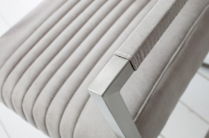 SCAUN, BIG ASTON, GRI DIN MICROFIBRA, DESIGN INDUSTRIAL - Img 5