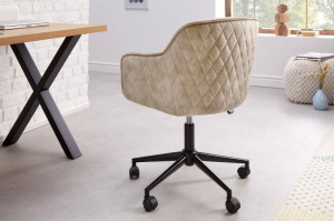 SCAUN BIROU, EUPHORIA, CATIFEA DE CULOARE SAMPANIEI, STIL MODERN, ARTIM GROUP SELECTION - Img 2