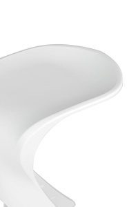 SCAUN DE BAR CAMINO ALB, 70 CM, CONFECTIONAT DIN POLIPROPILENA, STIL MODERN - Img 7