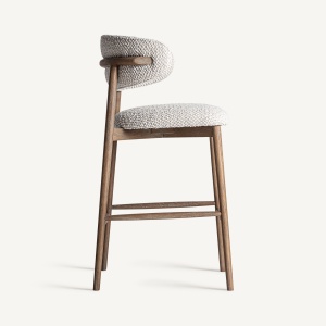 SCAUN DE BAR GERB 105CM, DIN LEMN SI TEXTIL, STIL MODERN, VICAL HOME - Img 3