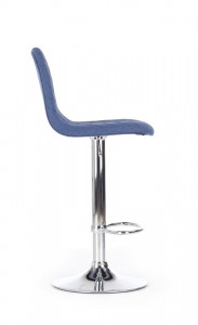 SCAUN DE BAR H82 ALBASTRU GRANIT/CROM STIL MODERN HALMAR - Img 2