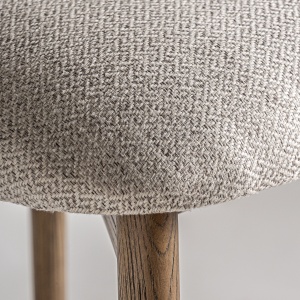 SCAUN DE BAR LAIRES 96CM, DIN LEMN DE FRASIN SI TEXTIL, STIL MODERN, VICAL HOME - Img 5