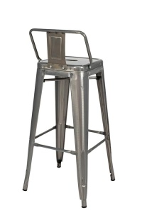 SCAUN DE BAR TOWER BACK 66, CONFECTIONAT DIN METAL, STIL INDUSTRIAL - Img 3