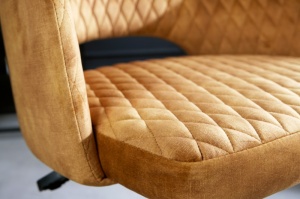 SCAUN DE BIROU, PARIS, CATIFEA GALBEN MUSTAR, DESIGN MODERN, ARTIM GROUP SELECTION - Img 5