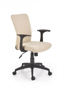 SCAUN DE BIROU PENTRU COPII NODY BEJ/NEGRU STIL MODERN HALMAR