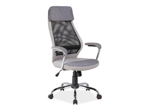 SCAUN DE BIROU Q-336, GRI, DIN MATERIAL TEXTIL, STIL MODERN, SIGNAL