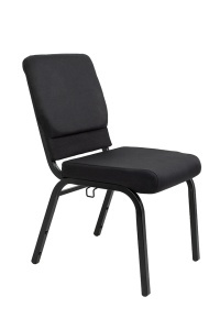 SCAUN DE EVENIMENTE/CONFERINTE SAMOS NEGRU, CONFECTIONAT DIN TEXTIL SI METAL, STIL MODERN - Img 2