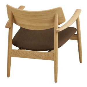 SCAUN DE RELAXARE OLVERA, DIN LEMN SI TEXTIL, CULOARE NATUR/MARO, HOUSE NORDIC - Img 5