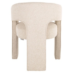 SCAUN DINING BELLE, REALIZAT DIN LEMN, FURNIR SI TEXTIL IGNIFUG, CULOARE CREM, DESIGN DEOSEBIT, RICHMOND INTERIORS - Img 6