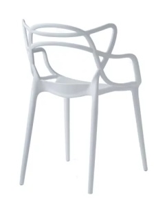 SCAUN DINING/GRADINA, ALB, DIN POLIPROPILENA, ARTIM GROUP SELECTION - Img 2