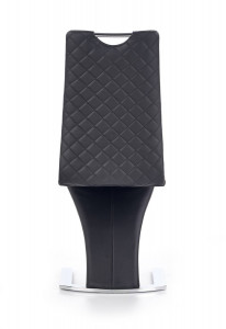 SCAUN DINING K291, NEGRU/CROM, CU TAPITERIE DIN PIELE ECOLOGICA SI PICIOARE DIN METAL, STIL MODERN - Img 6