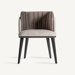 SCAUN DINING LABEGE, DIN LEMN, MDF SI TEXTIL, DESIGN CONTEMPORAN, VICAL HOME - Img 2