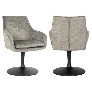 SCAUN DINING MARLON THYME FUSION 206, S4728, CONFECTIONAT DIN 100% POLIESTER SPUMA SI METAL, RICHMOND INTERIORS - Img 1