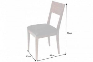 SCAUN DINING PURE NATURE COD 40302 - DESIGN INDUSTRIAL - Img 7
