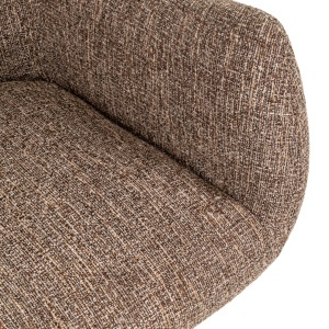 SCAUN DINING ROTATIV ALDO, REALIZAT DIN METAL, LEMN DE FAG SI TEXTIL, CULOARE MARO, DESIGN DEOSEBIT, RICHMOND INTERIORS - Img 13