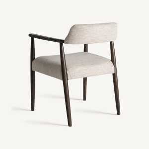 SCAUN DINING STAPLE, DIN LEMN DE FRASIN SI TEXTIL GRI, DESIGN CONTEMPORAN, VICAL HOME - Img 4