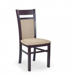 SCAUN DINING STIL GERARD 2, BEJ TORENT/NUC, TAPITERIE DIN STOFA SI PICIOARE DIN LEMN MASIV DE FAG, STIL CLASIC - Img 2