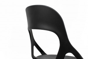 SCAUN DINING/TERASA FORM, NEGRU, DIN POLIPROPILENA, STIL MODERN - Img 7