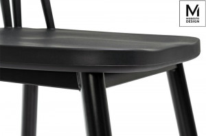SCAUN DINING/TERASA TRAK, NEGRU, DIN POLIPROPILENA SI METAL, STIL MODERN - Img 7